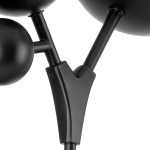 815537 Бра CROCO 3х5W (led) G9 ЧЕРНЫЙ МАТОВЫЙ/БЕЛЫЙ