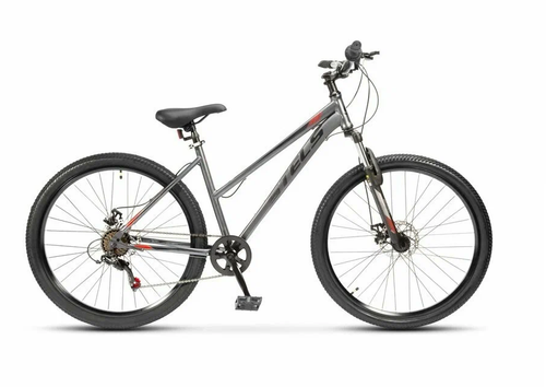 Велосипед 27.5" STELS Navigator U MD р.17.5" Антрацитовый/Красный УЦЕНКА