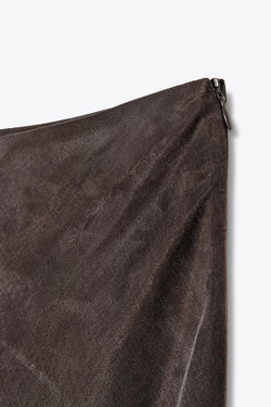 ZARA ДЛИННАЯ ЮБКА — ZW COLLECTION, КОРИЧНЕВЫЙ