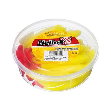 Виброхвост несъедоб. Jumbo 4,95'/12.5 см Yellow RT 30шт. (HS-7-038-N-30) Helios