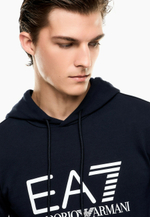 EA7 Emporio Armani Толстовка с капюшоном - Синий
