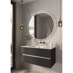 Тумба Armadi Art Valessi 100см 837-100-А glossy, АНТРАЦИТ глянец