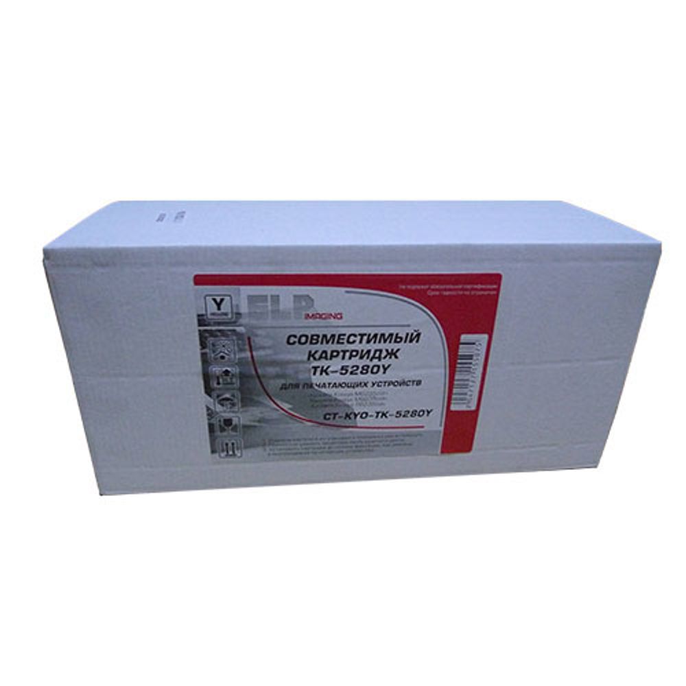 Тонер-картридж ELP, аналог Kyocera TK-5280Y для Ecosys M6235cidn/M6635cidn/P6235cdn yellow