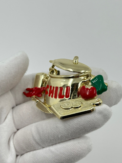 Брошь Кастрюля чили Danecraft