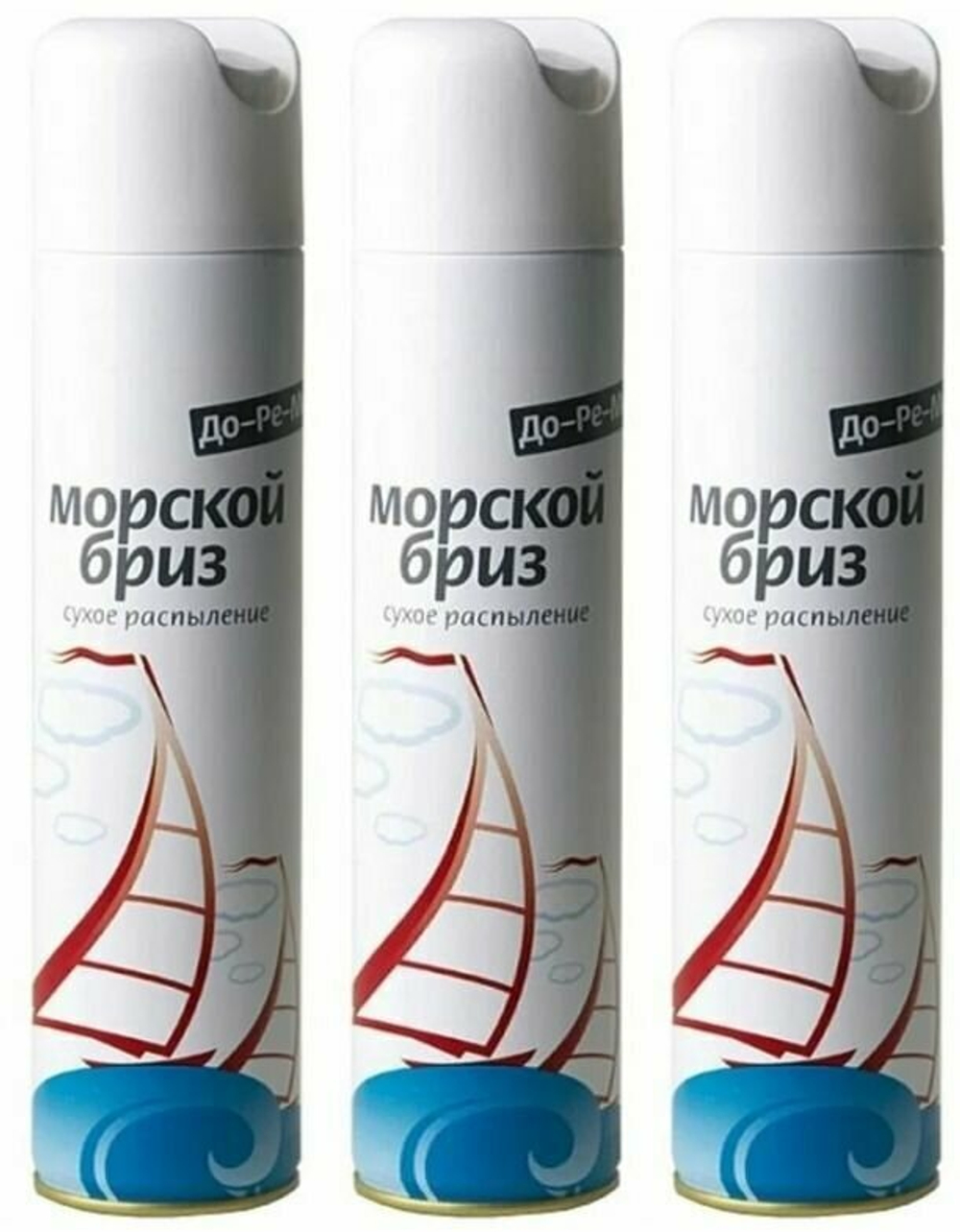 ОСВЕЖИТЕЛЬ ВОЗДУХА ДО-РЕ-МИ АКВА ПЛЮС МОРСКОЙ БРИЗ 350МЛ