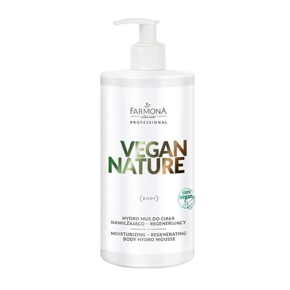 Увлажняющий гидро-мусс для тела Farmona Vegan Nature  Moisturizing Regenerating Body Hydro Mousse 500мл