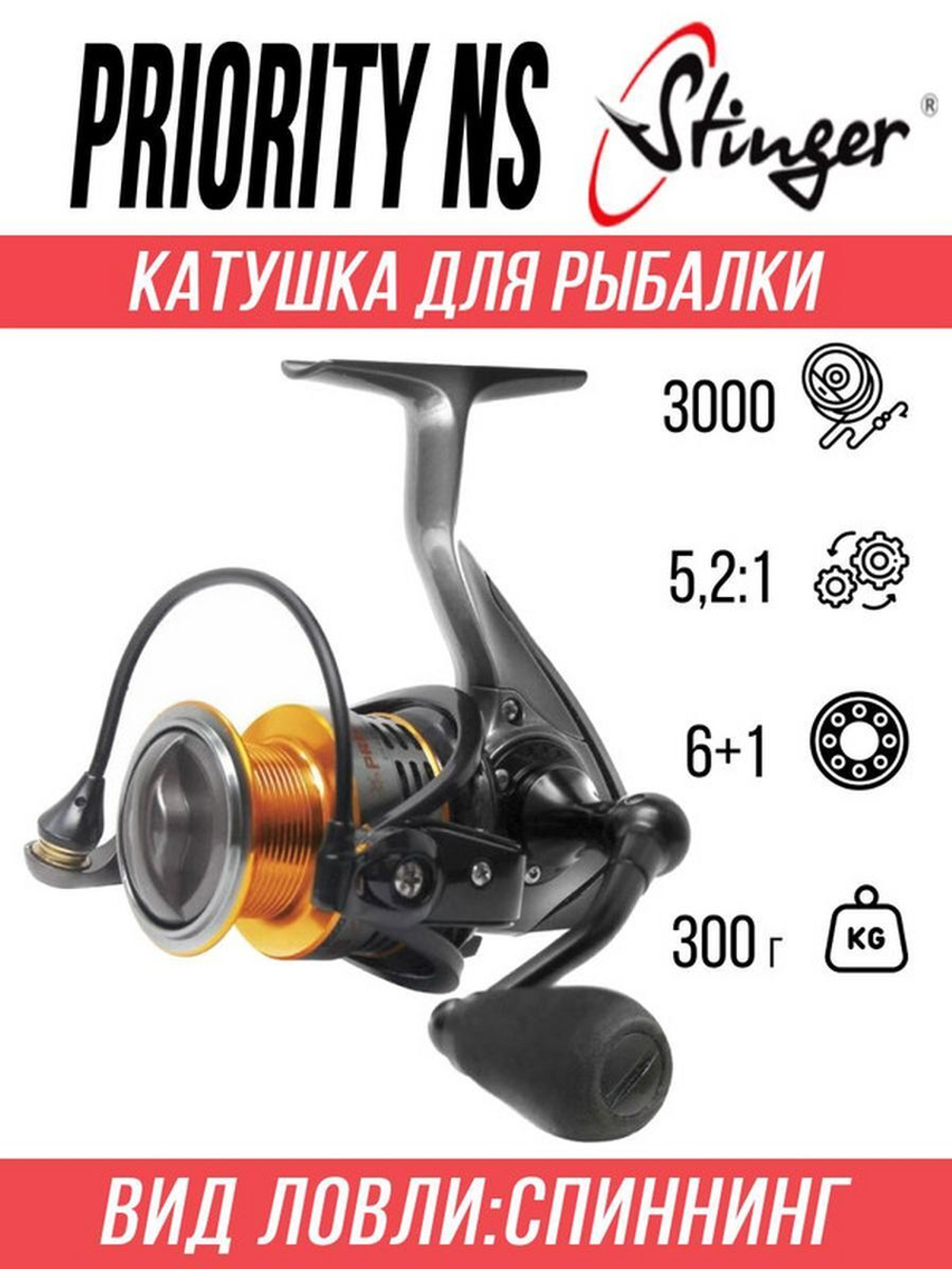 Катушка безынерционная Priority NS3510