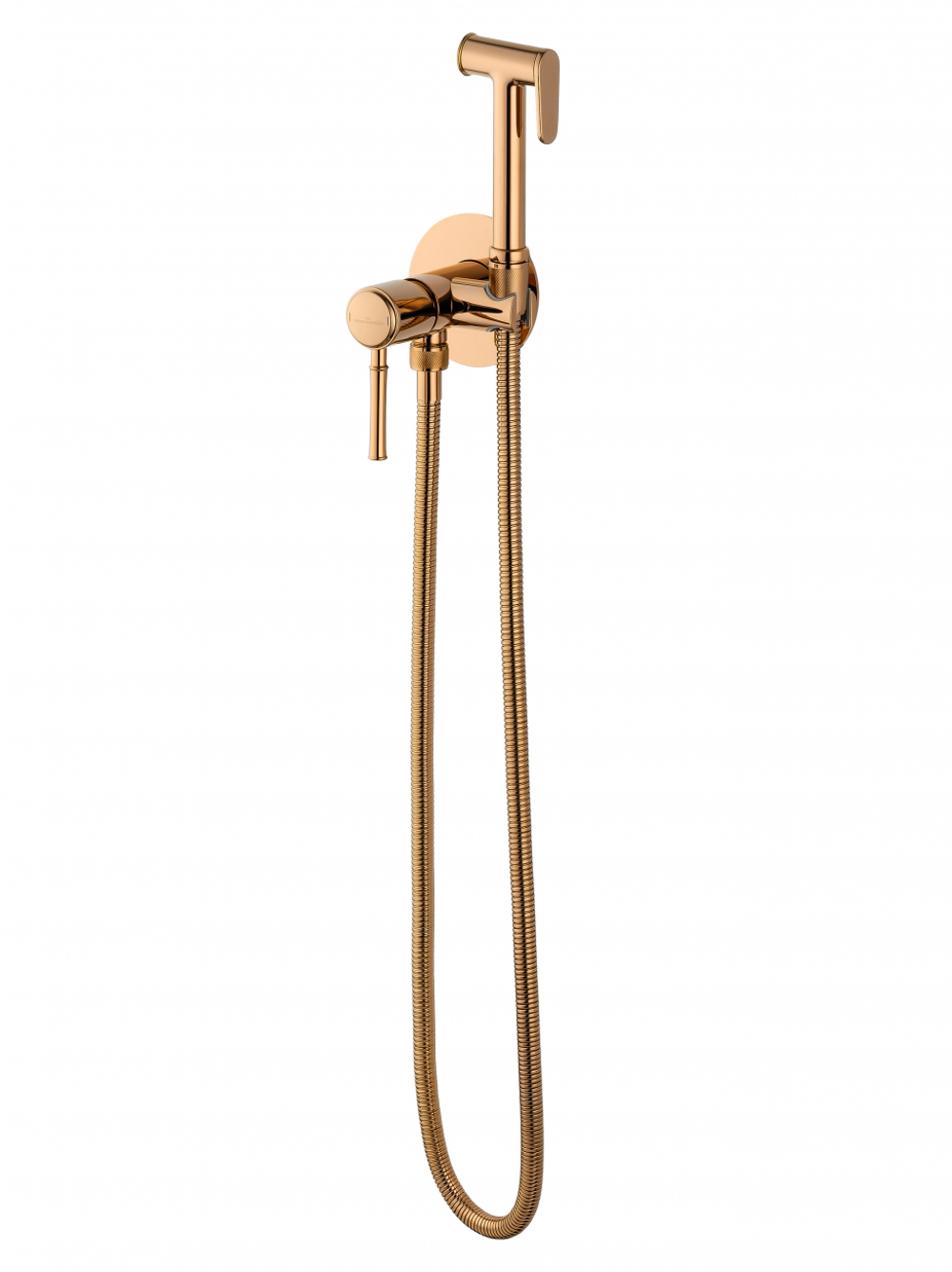 Смеситель с гигиеническим душем встраиваемый WONZON & WOGHAND TOR, Розовое золото (WW-88829073-RG)