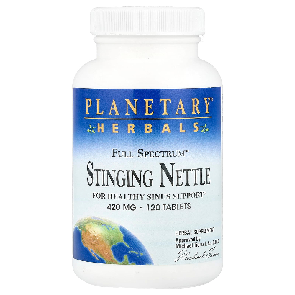 Planetary Herbals, Full Spectrum™, крапива двудомная, 420 мг, 120 таблеток