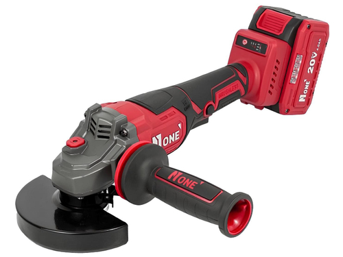 УШМ акк.бесщет. Number One AG125-18/4.0-PRO-2B (125мм, АКБ 2*4,0Ач, ЗУ)