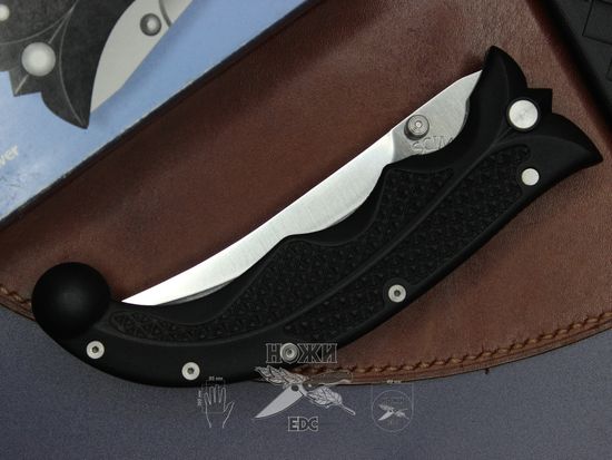 Складной нож Коллекционный Cold Steel Scimitar Plain 25S c клинком из стали VG-1, рукоять Zytel