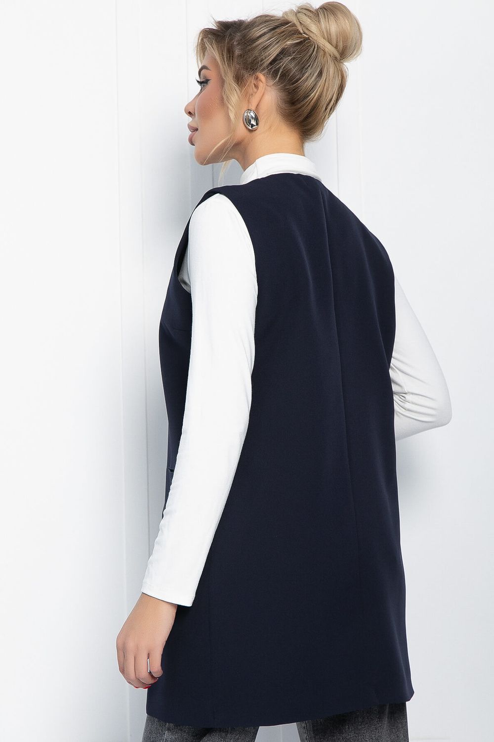 Жилет Герти (темно-синий) Б11664 LT Collection