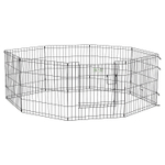 Вольер MidWest Life Stages для собак 8 панелей 61х61h см с дверью-MAXLock черный