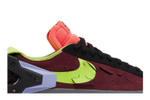 Кроссовки Acronym X Nike Blazer Low "Night Maroon"