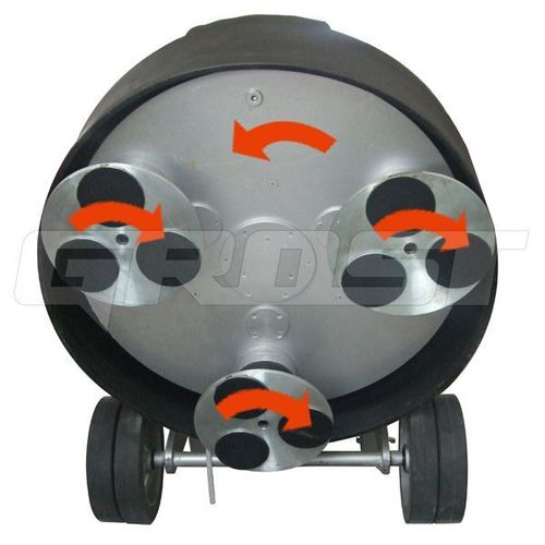 GROST PMP750-3 - Мозаично-шлифовальная машина по бетону - 380 В / 11 кВ