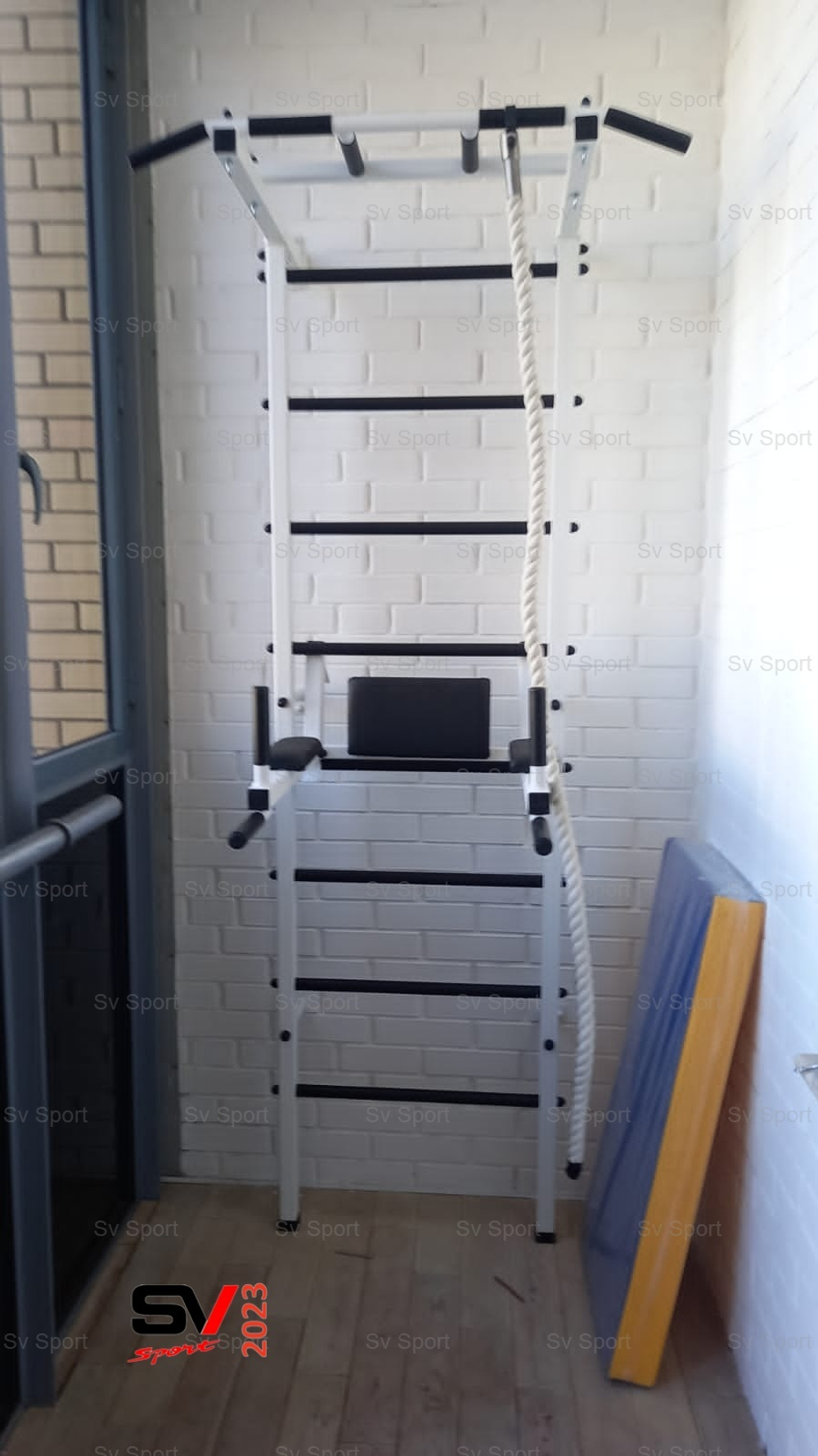 Монтаж шведской стенки Sv Sport в бетонные, кирпичные стены