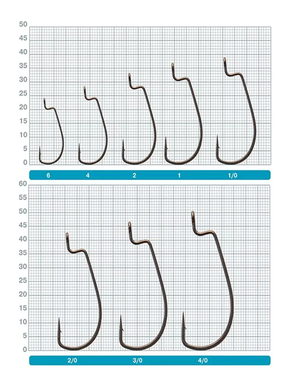 Офсетный крючок 5509 № 01 (8 шт)