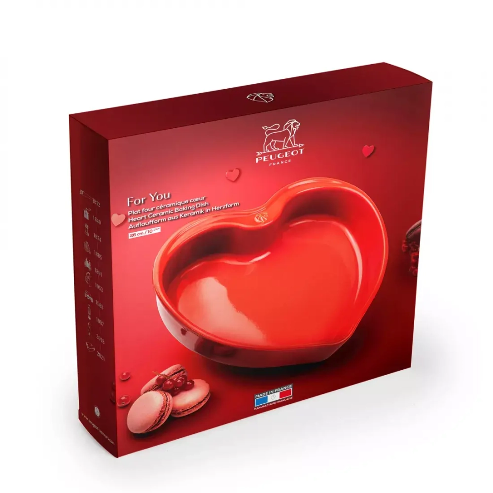 Форма для запекания Сердце 25.8х25см Peugeot Heart