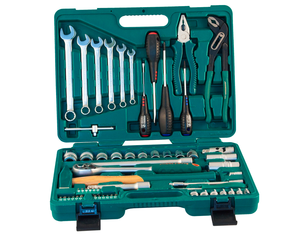 S04H52460S Набор инструмента универсальный 1/4", 1/2"DR, 60 предметов