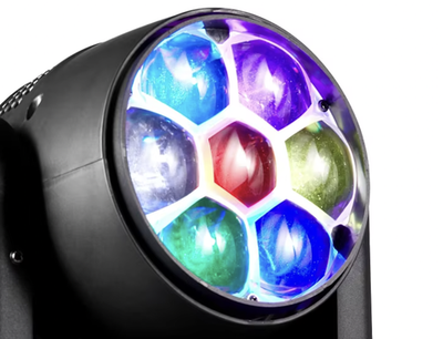 Вращающаяся голова Led Wash 7*40W, Big Topper