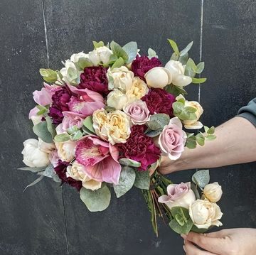 Букет невесты и бутоньерка