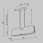 Подвесной светильник Maytoni Optimista MOD408PL-L12B3K