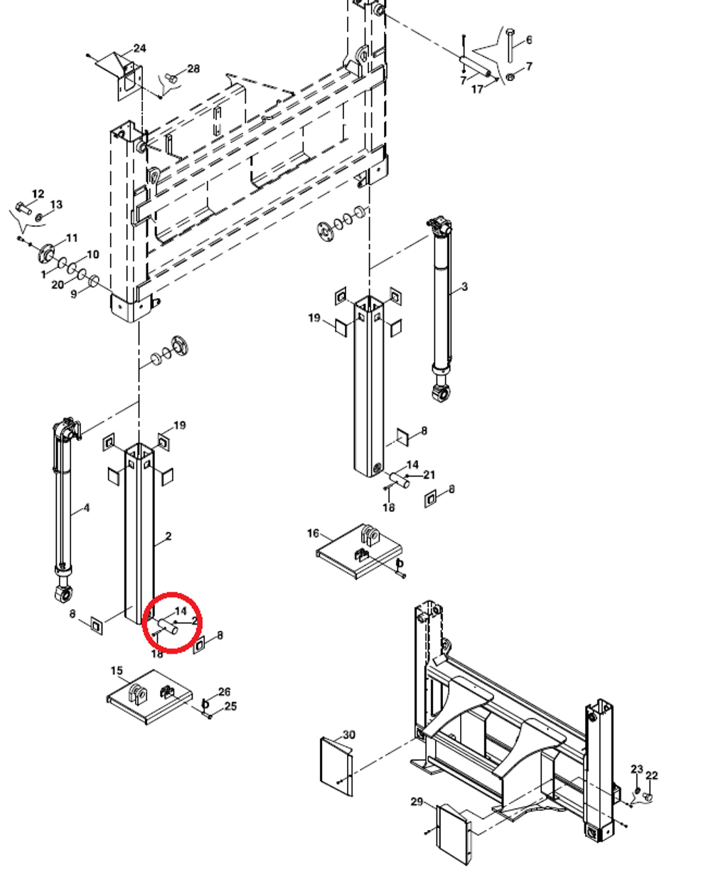 Палец 801/05082 YG TECHNOLOGY (Турция)