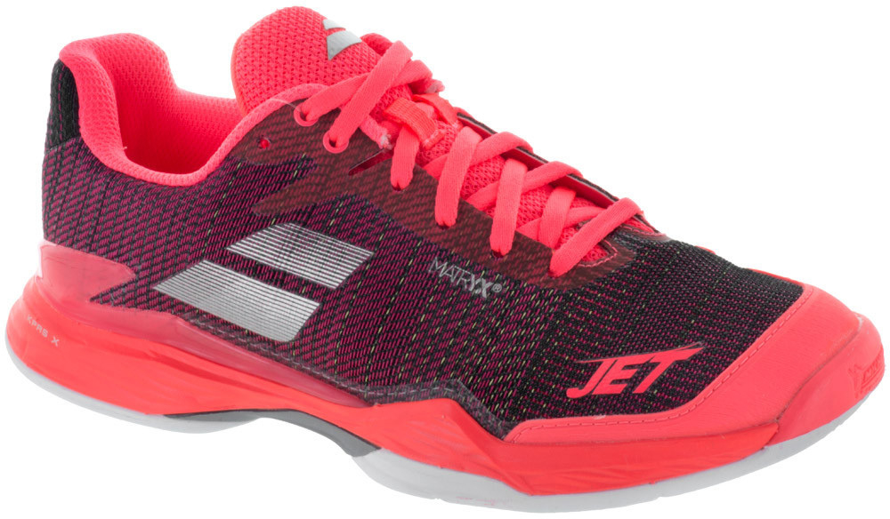 Женские Кроссовки теннисные Babolat Jet Mach II Clay Women - fluo pink/silver/fandango