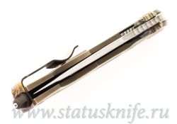 Нож CKF Sokosha One-Off (дамаск с травлением, желтый карбон)фотография - 9