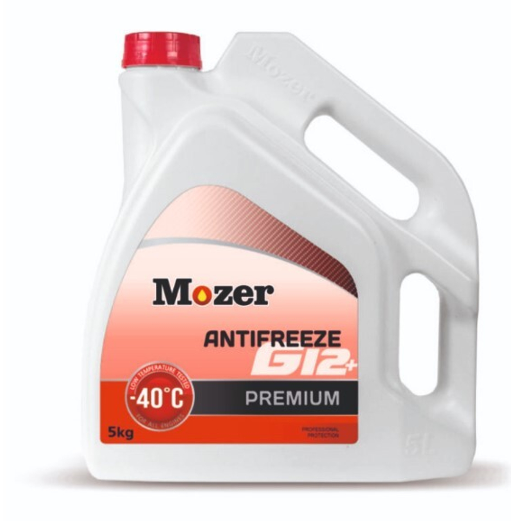 Антифриз MOZER Premium красный G12+ 5 кг