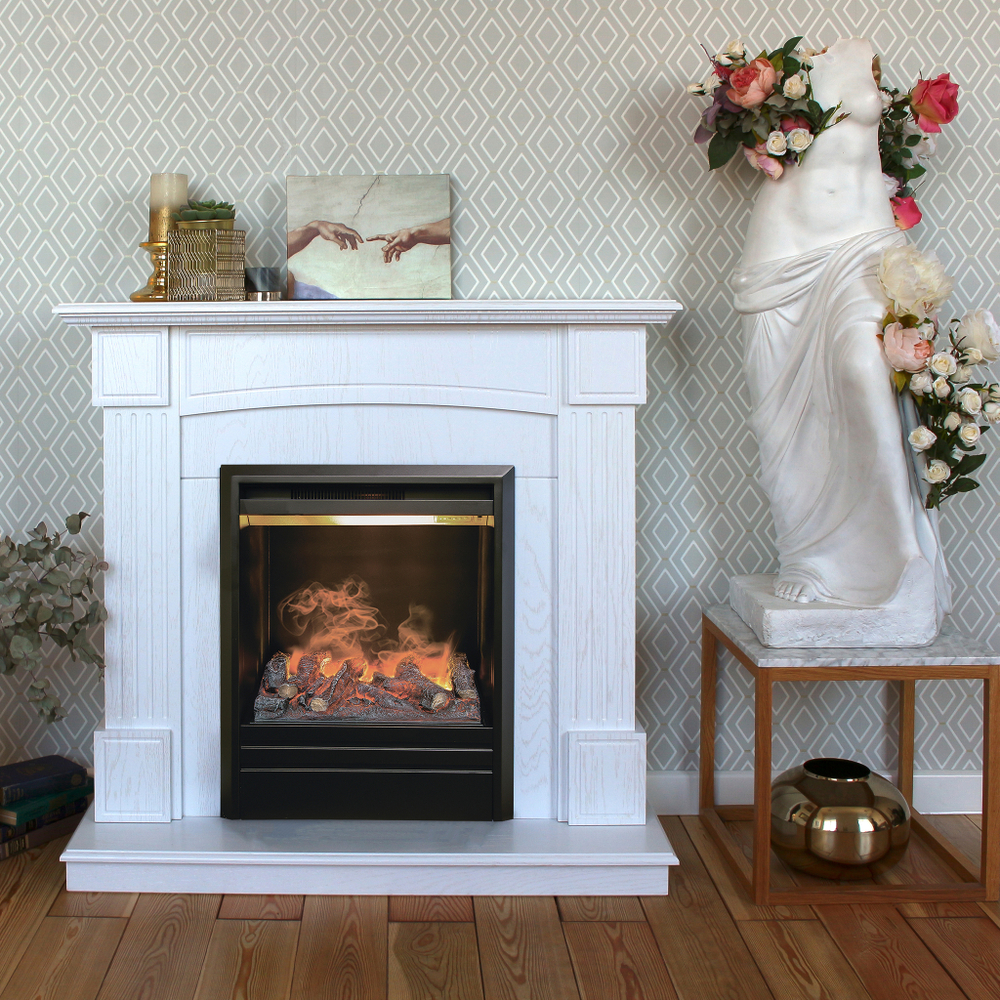 Каминокомплект Real Flame Andrea WT с очагом 3D Olympic