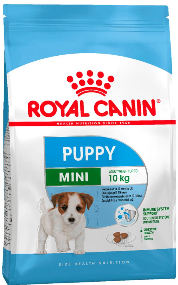 Сухой корм ROYAL CANIN Mini Puppy для щенков мелких пород (вес взрослой собаки до 10 кг) в возрасте до 10 месяцев