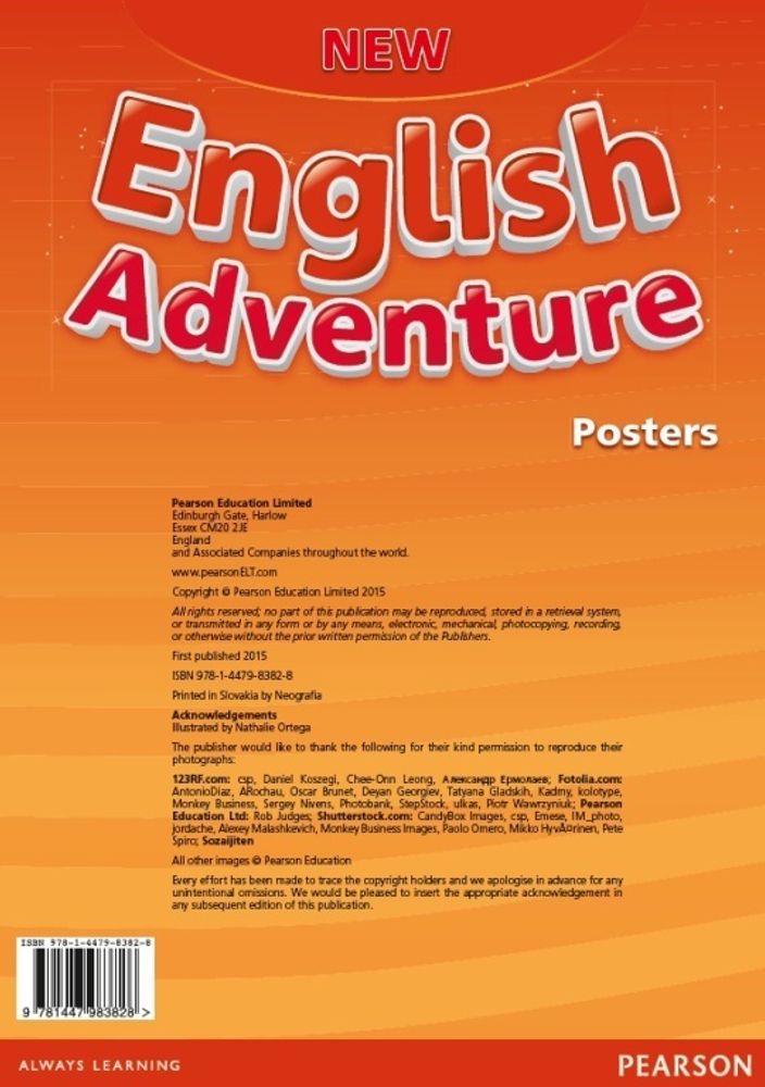 New English Adventure ( Постеры) Level 2 Posters 
