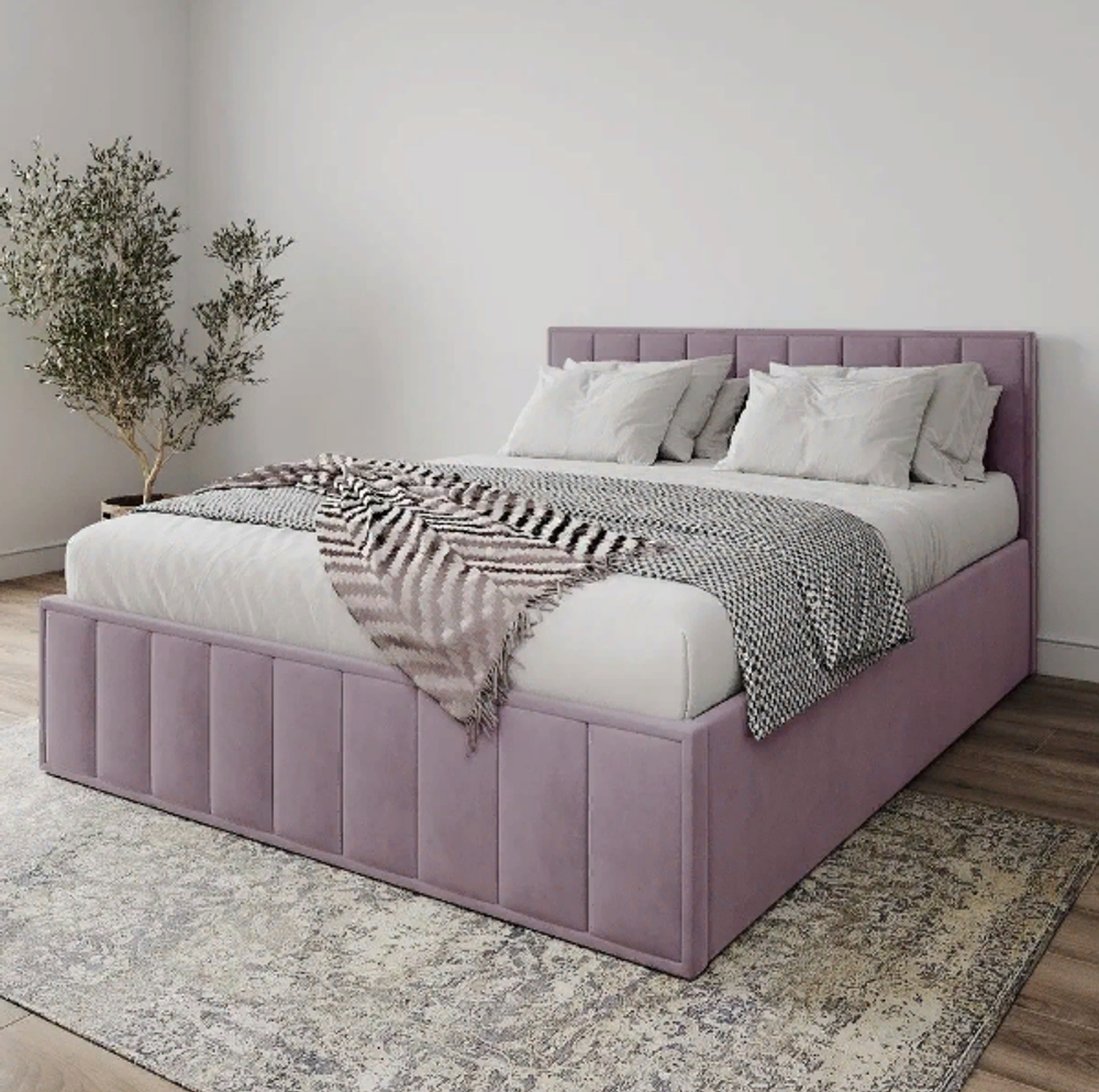 Кровать Лана (М) 1,4 (Пудра), ДСВ-Мебель, г. Пенза