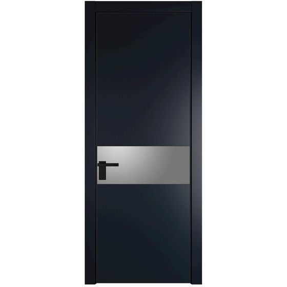 Profil Doors 17PA нэви блу профиль чёрный матовый стекло серебро матлак