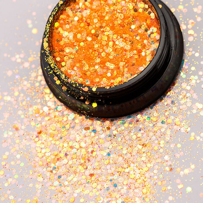 АФН, Глиттер "Megamix" в черной банке QT17, 1 шт