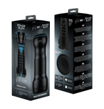 Ченый мастурбатор с интерактивная насадкой PowerBlow & Feel Pocket Stroker (Цвет: черный)