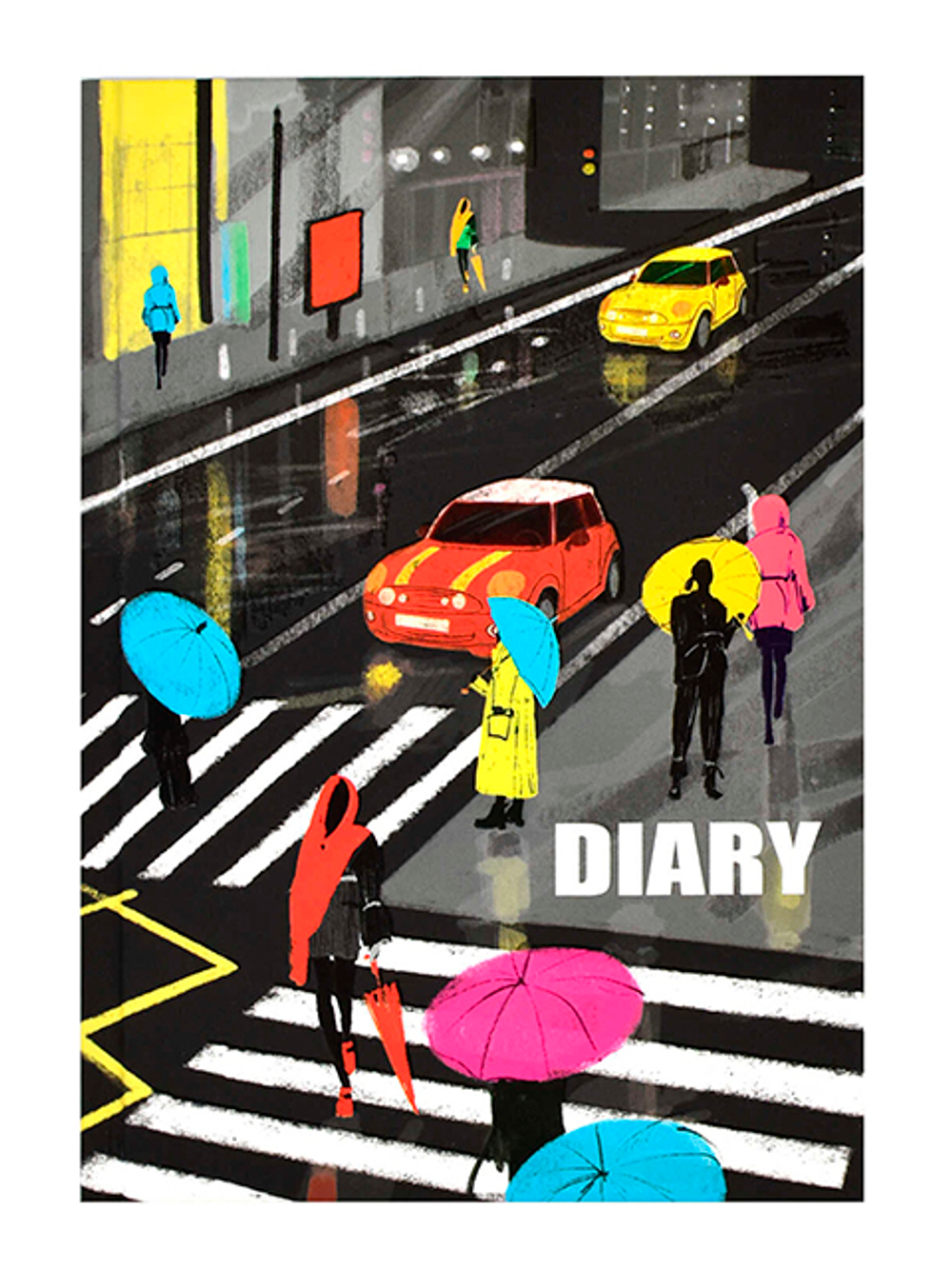 Ежедневник недатированный DIARY арт. 61454 МЕГАПОЛИС / А5, 80 л.,