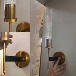 Настенный светильник Alouette 1 brass