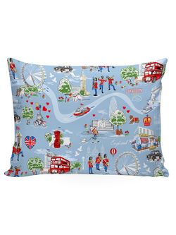 Наволочка комплект 2шт Сказка "Лондон" 40х60 см, перкаль