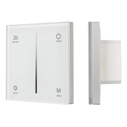 Панель SMART-P36-DIM-IN White (230V, 1.2A, TRIAC, Sens, 2.4G) (Arlight, IP20 Пластик, 5 лет) 027113