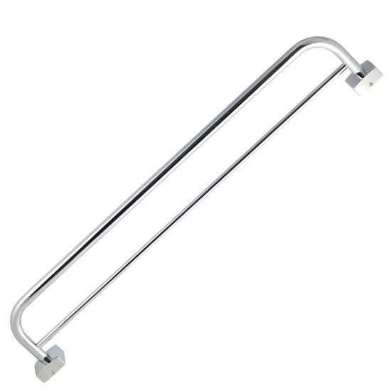 Держатель полотенец двойной Besser BS 8800A (62,5х11х4,5 см) из нержавеющей хромированной стали