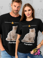 Футболка персидская кошка