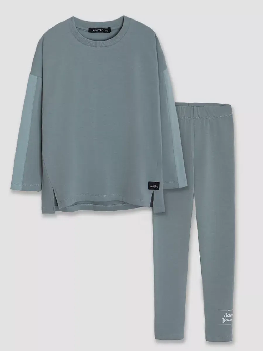 Спортивный костюм для девочки на весну с леггинсами