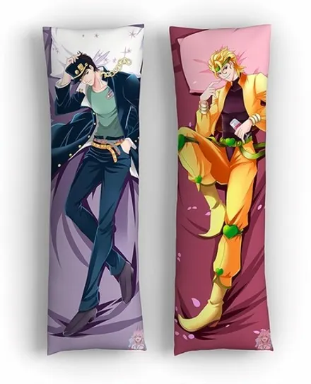 Дакимакура Джотаро Куджо и Диего Брандо