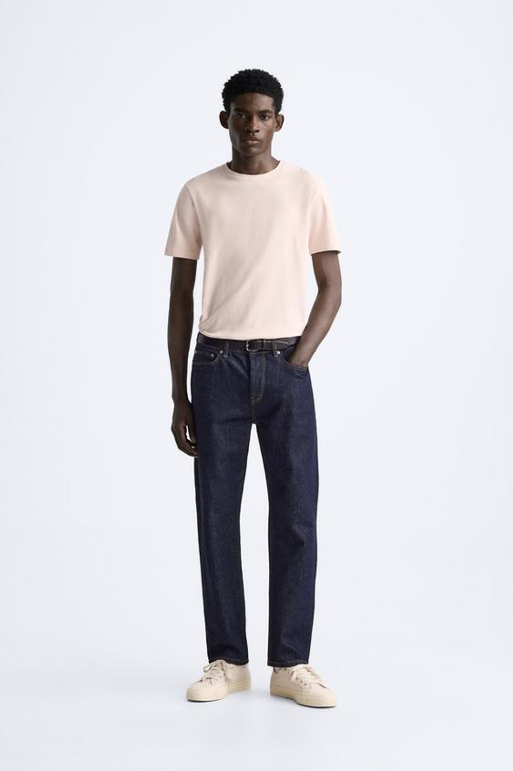 Slim fit t shirt zara best sale