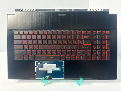 Верхняя панель с клавиатурой (топкейс) для ноутбука MSI GF75 Thin 10 (957-17F31E-C14)