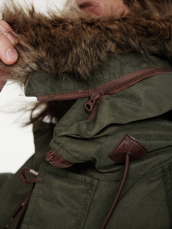 Green parka "Ruskolan"