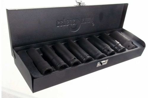 Набор головок ударных глубоких (8 пр; 12-30 мм) СЕРВИС КЛЮЧ 77401