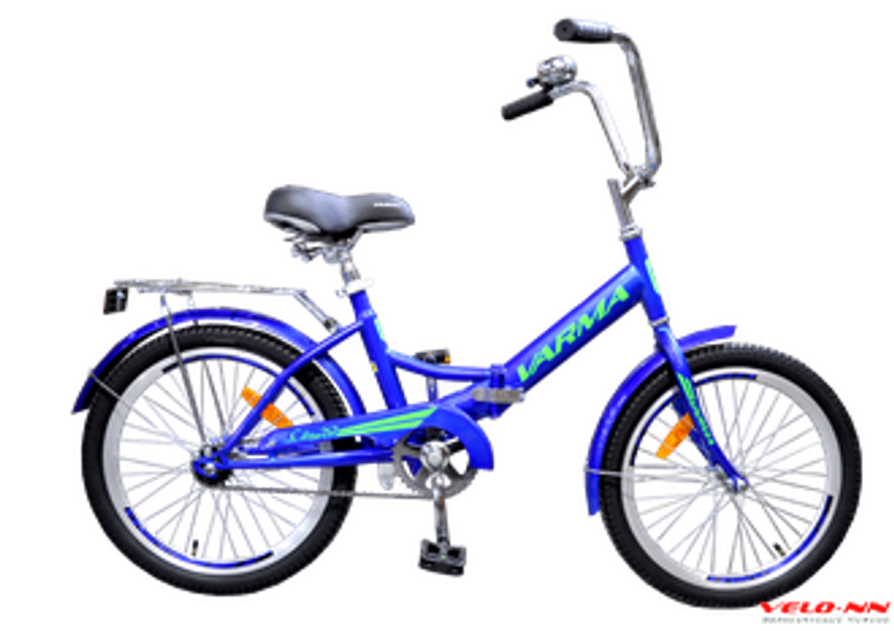 Велосипед 20&quot; VARMA СITY сине-зеленый (Россия)